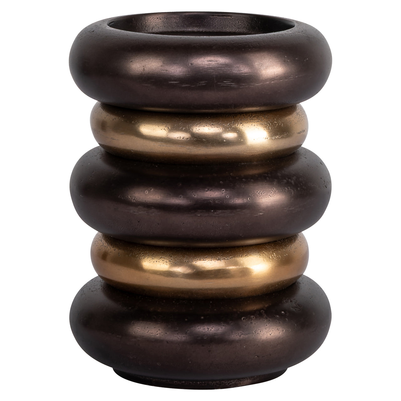 Candle holder Eve bronze small