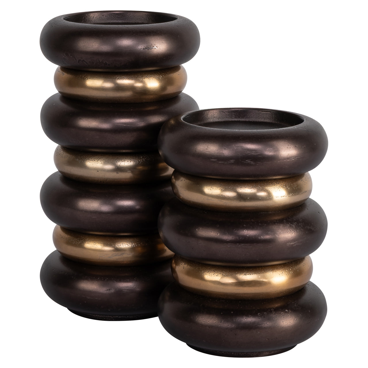 Candle holder Eve bronze small