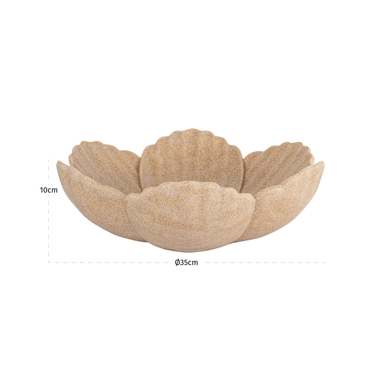 Bowl Shellie beige small