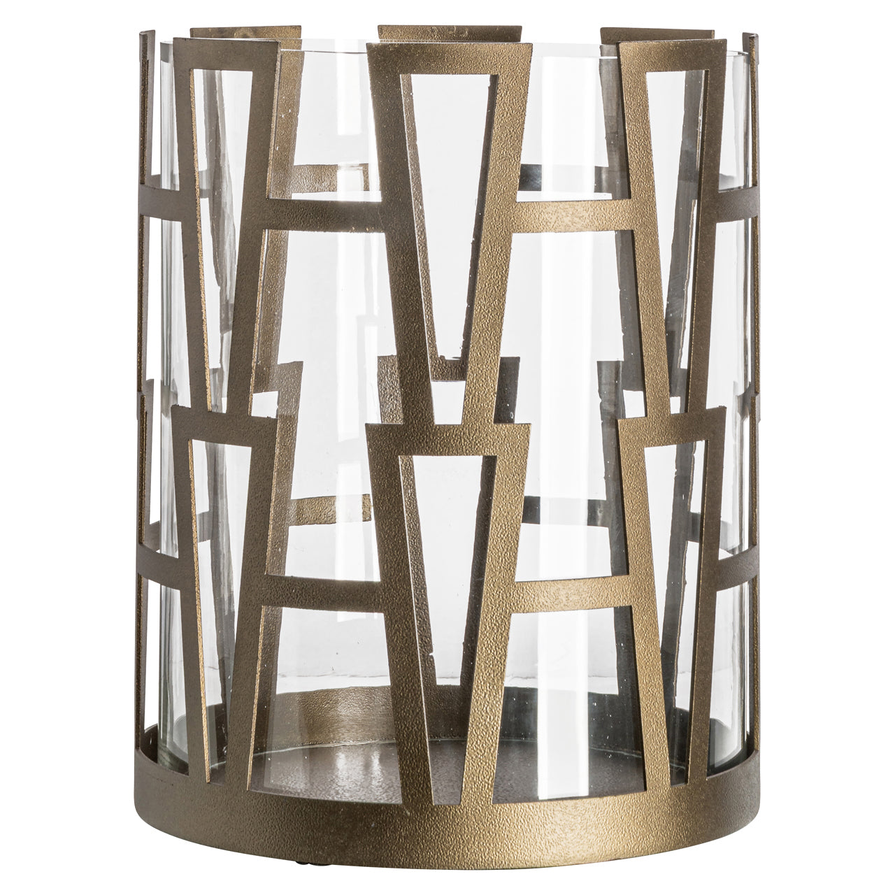 Hurricane light Shandy brass antique small