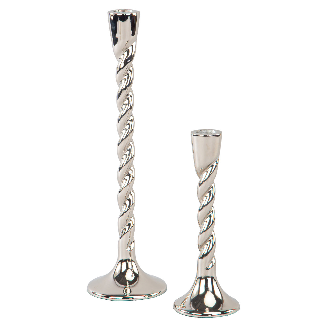 Candle holder Crillon silver small