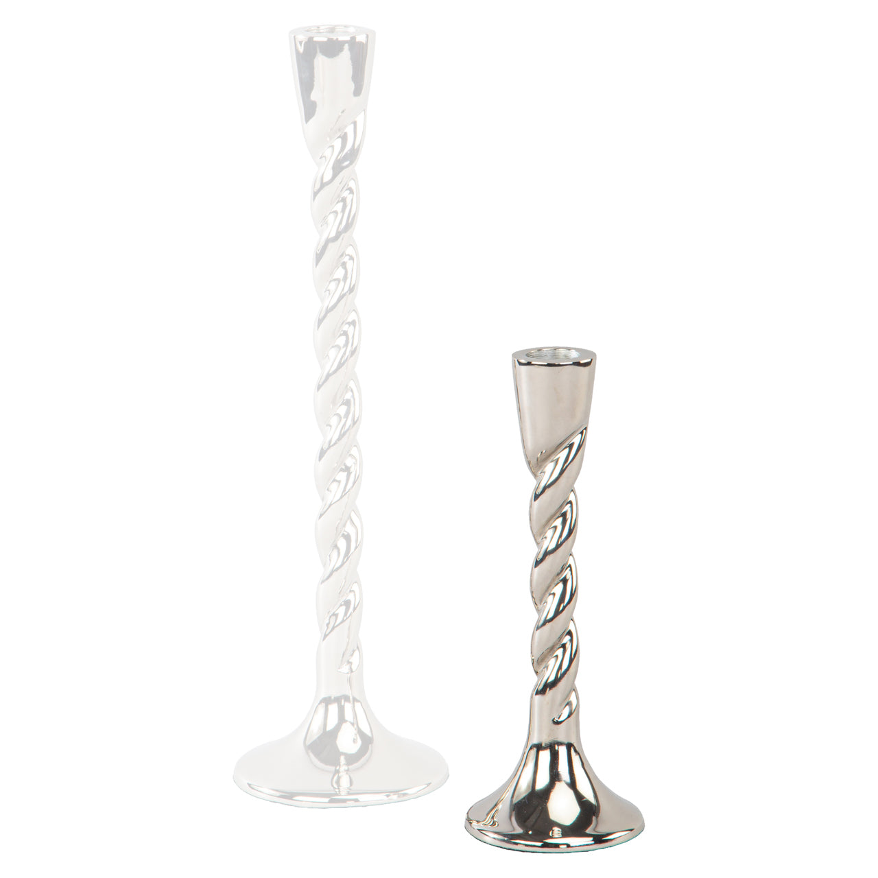 Candle holder Crillon silver small