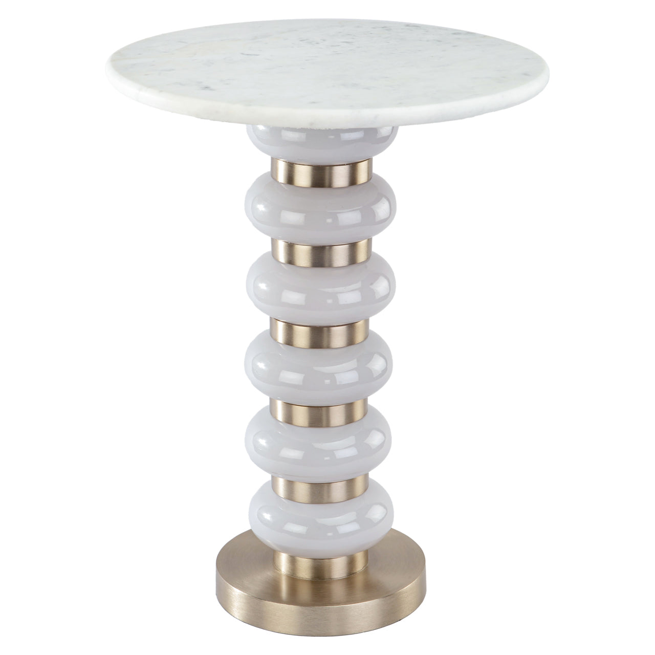 End table Villeray white