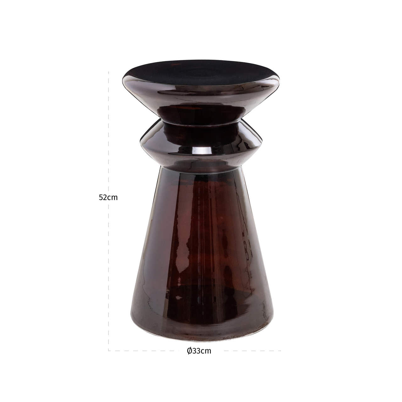 End table Gordes brown