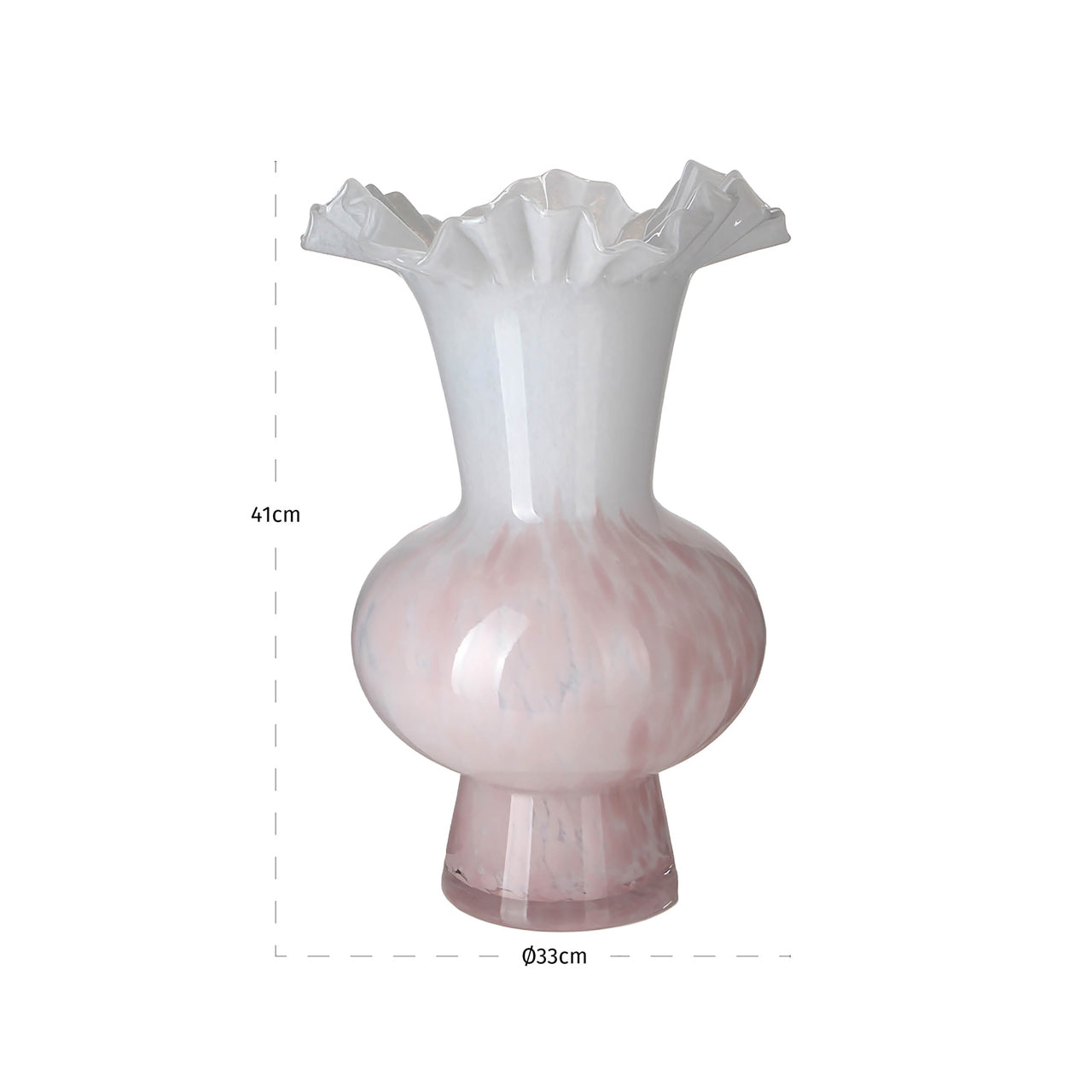 Vase Vola pink