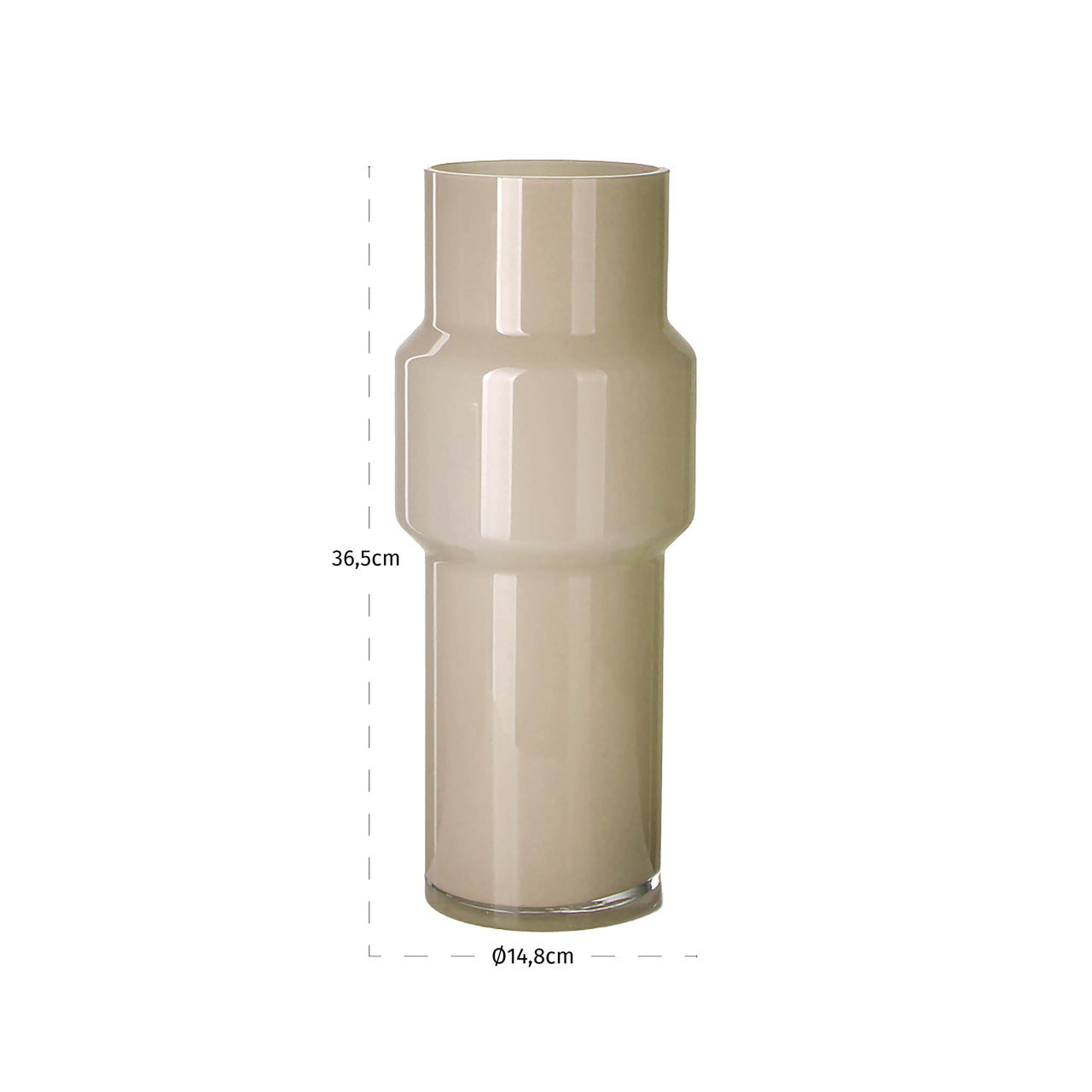 Vase Torra beige small