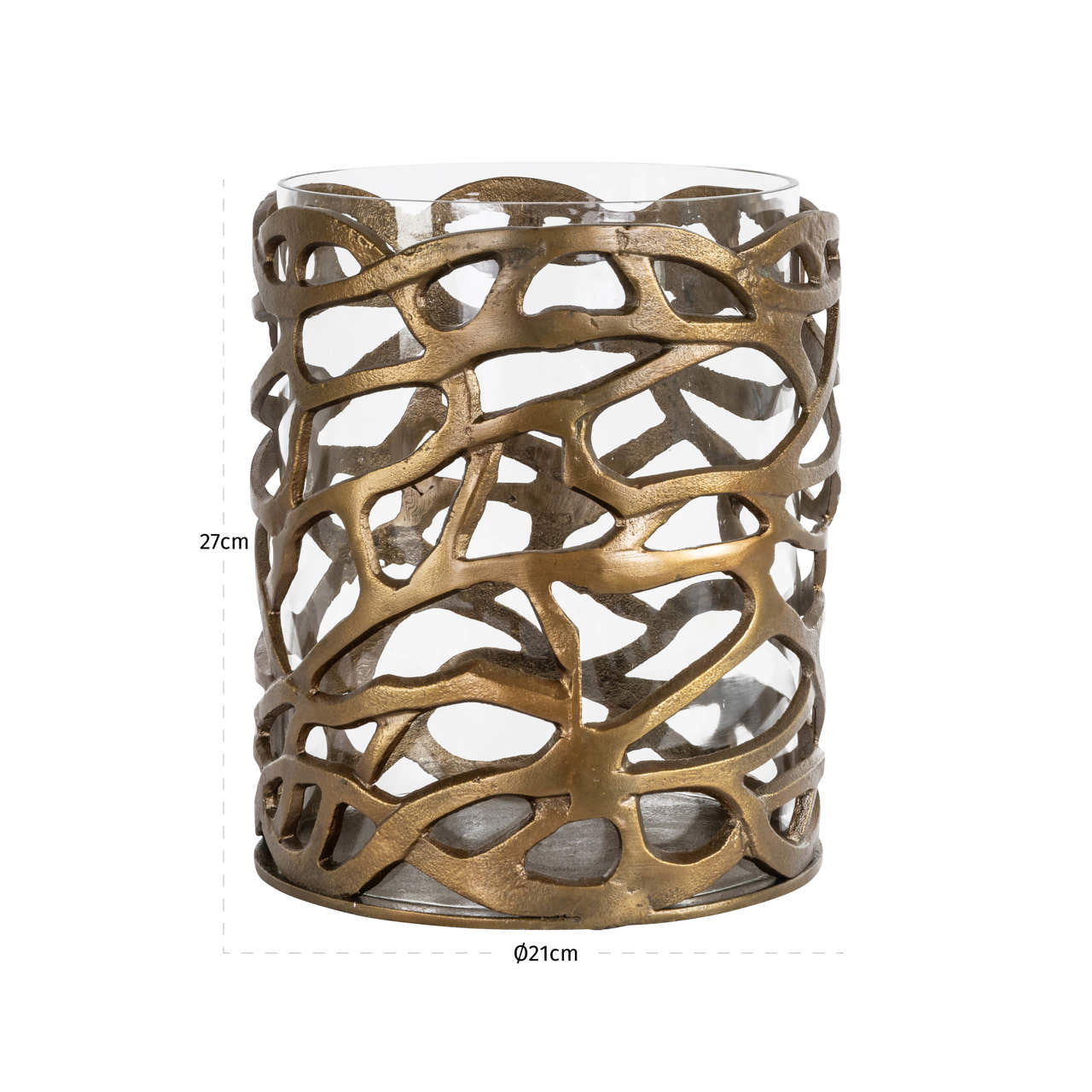 Hurricane light Mase brass antique