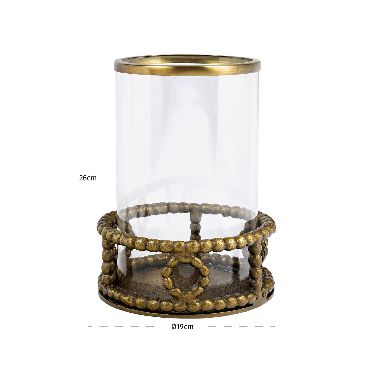 Hurricane light Mile brass antique