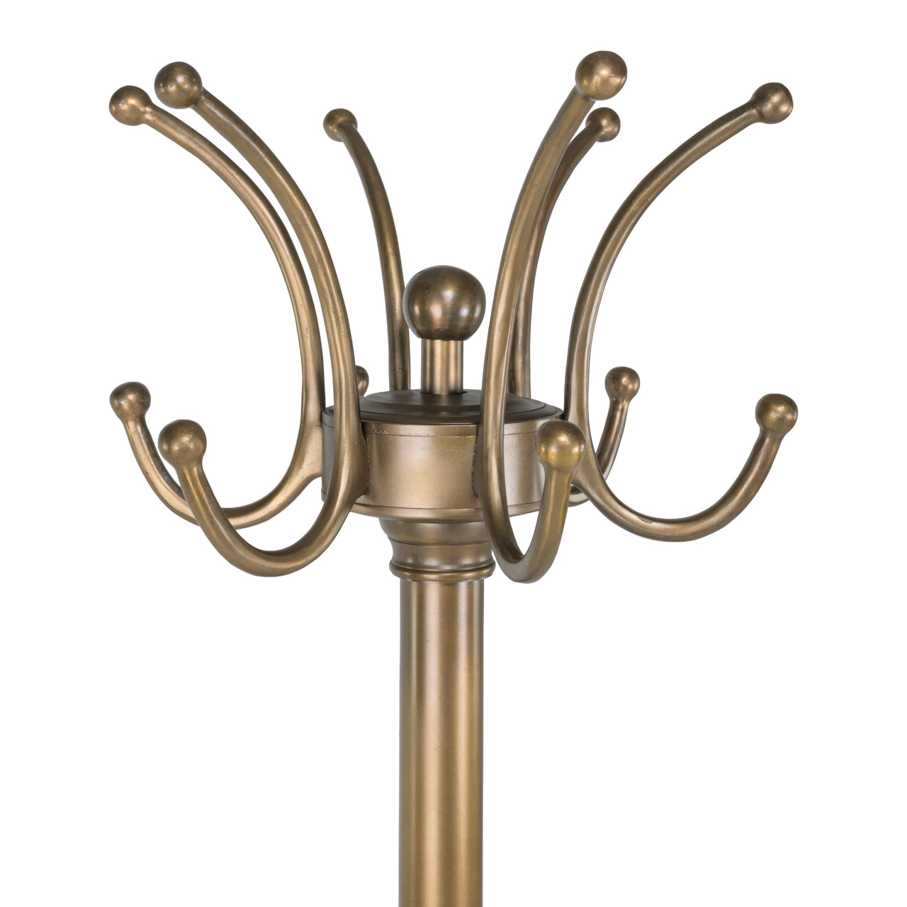 Coat rack Darwy brass antique
