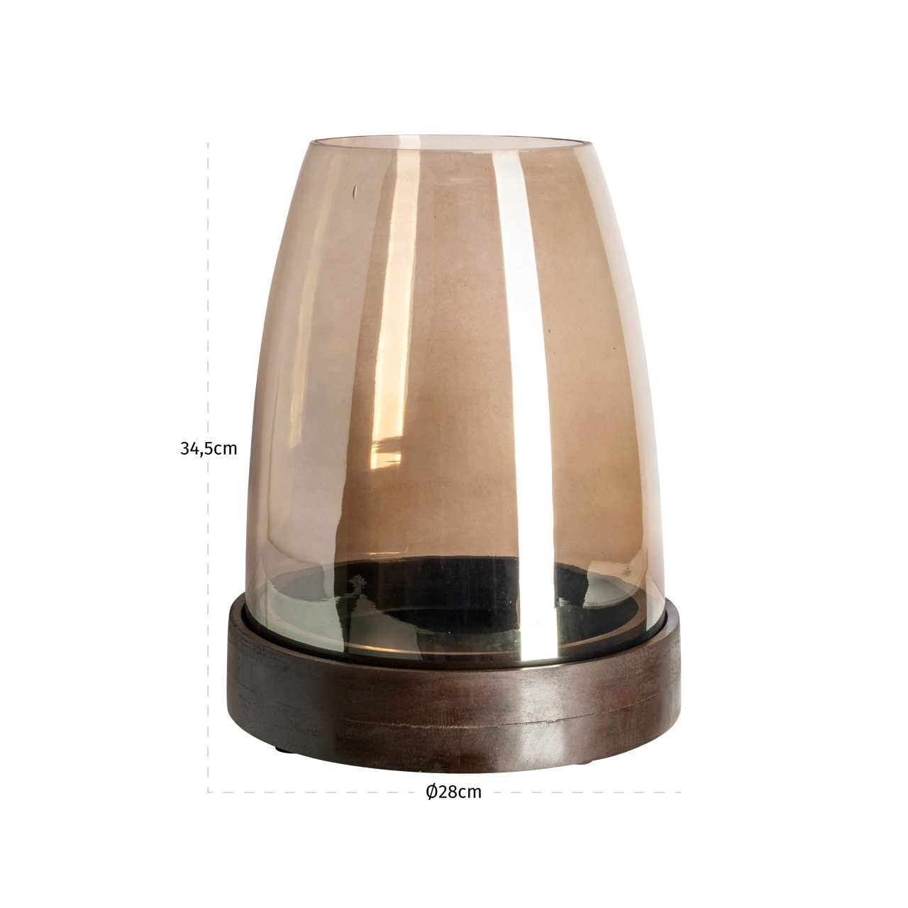 Hurricane light Skye walnut