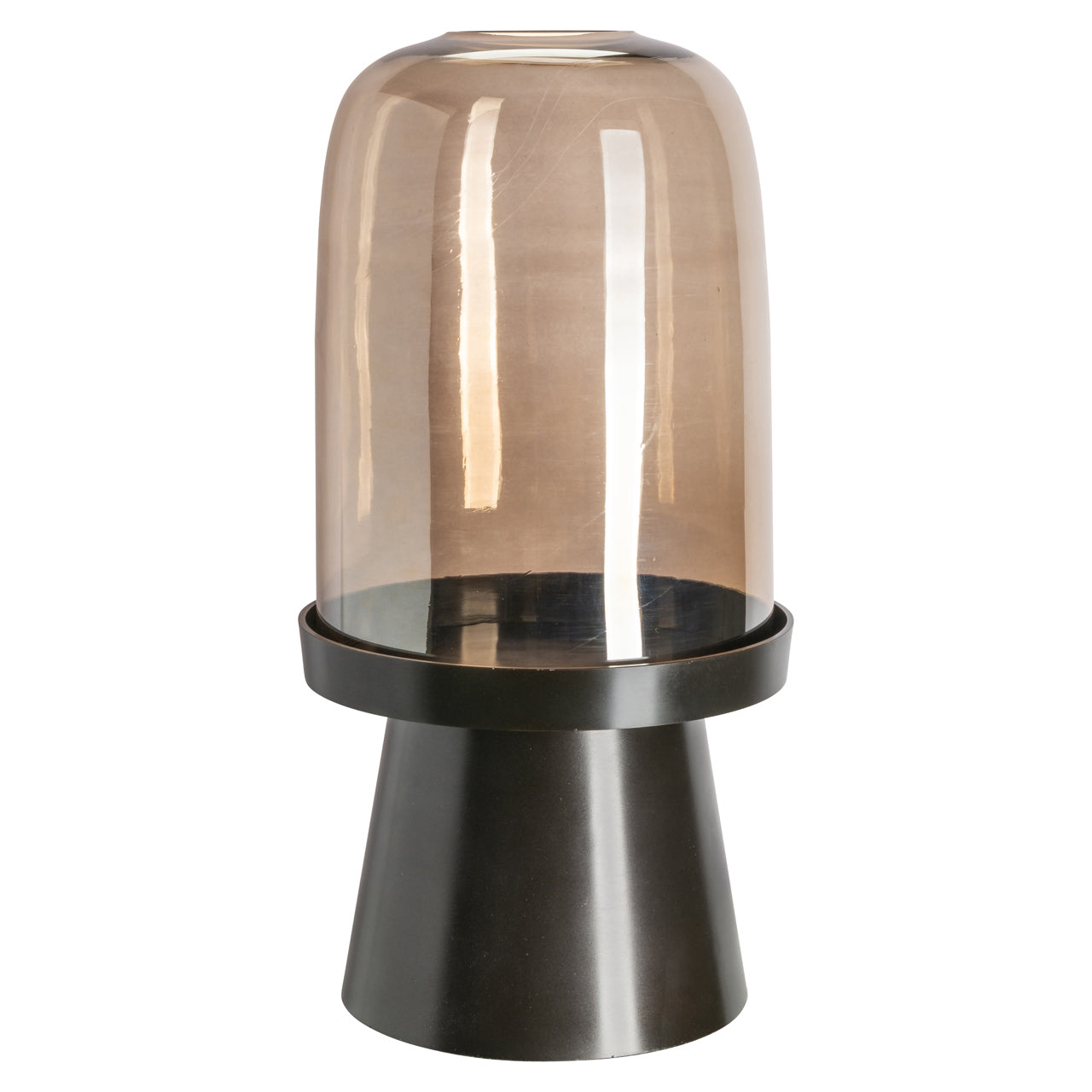 Hurricane light Meave walnut large