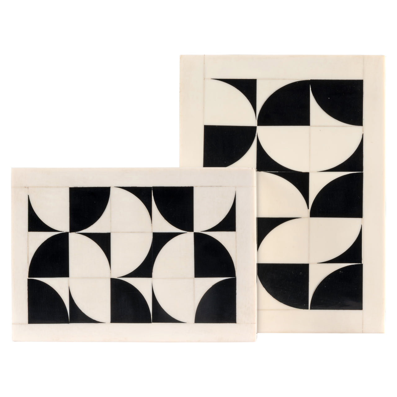 Storage box Flake white (Set of 2)