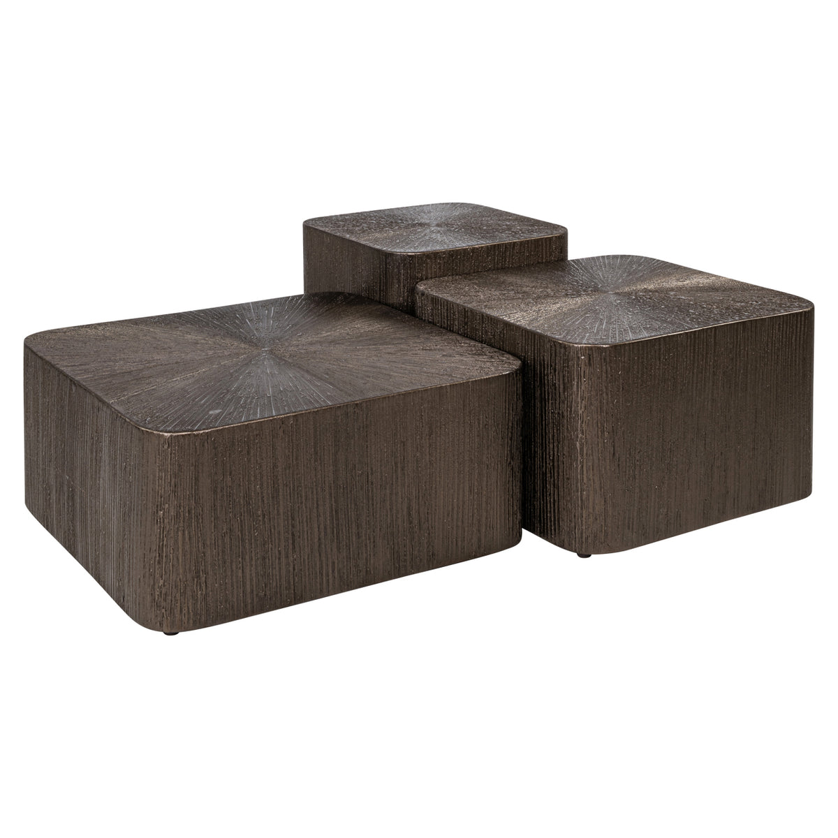 Coffee table Cubes Brunzae (Set of 3)
