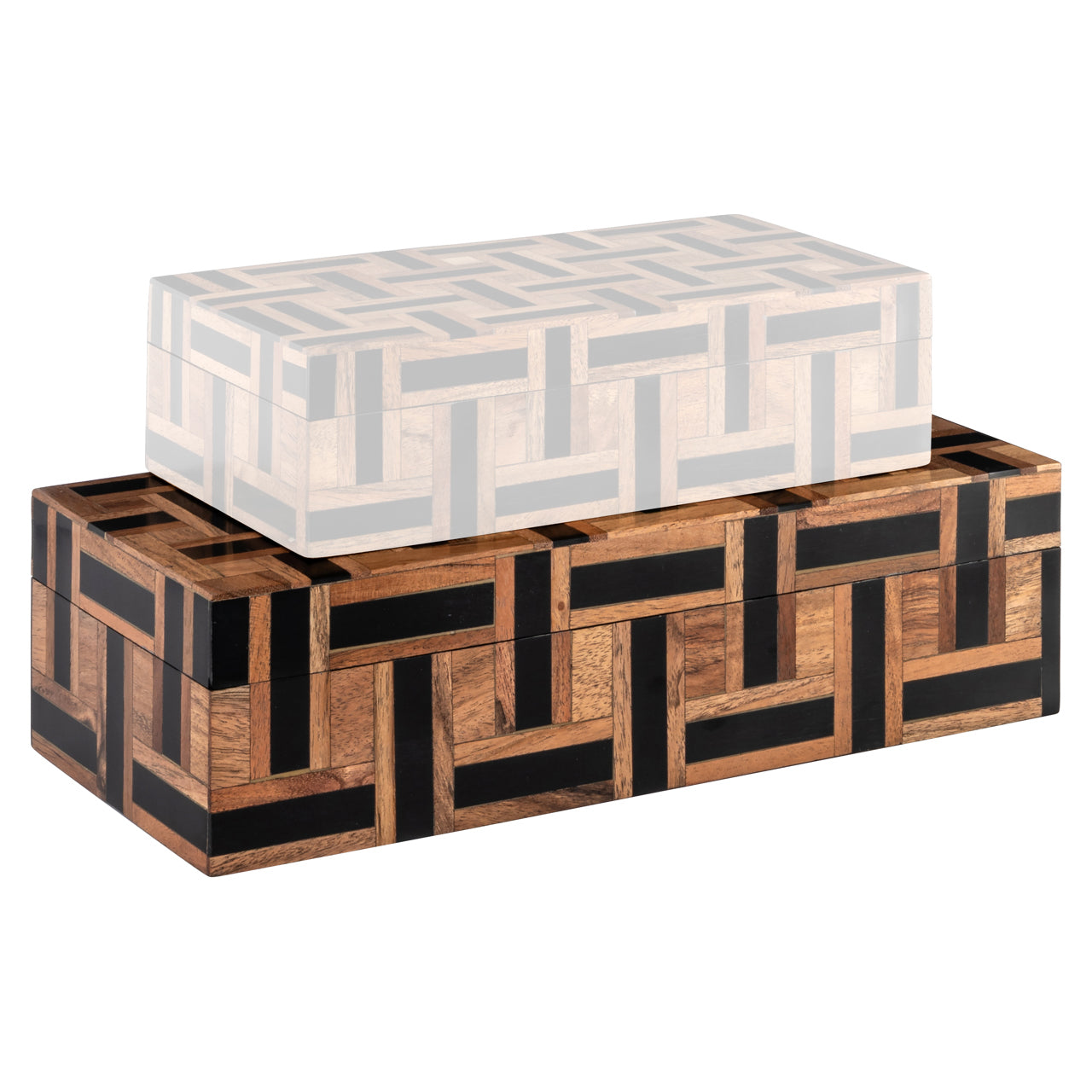 Storage box Floor brown large