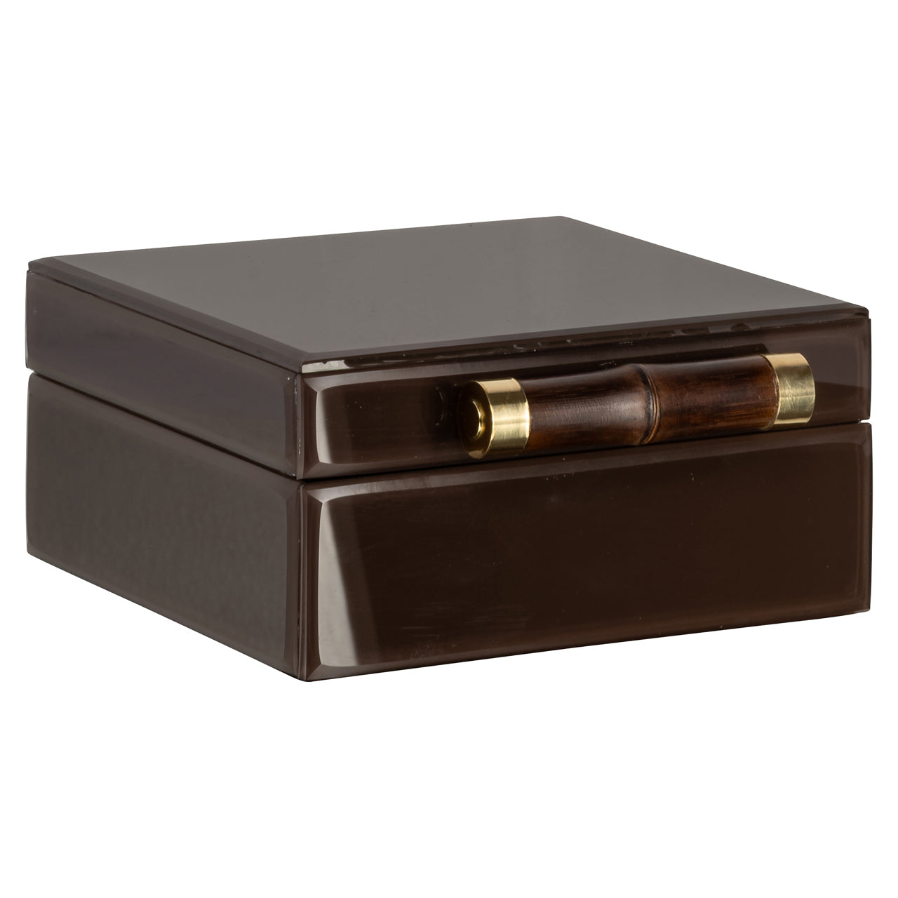 Storage box Echo dark brown small