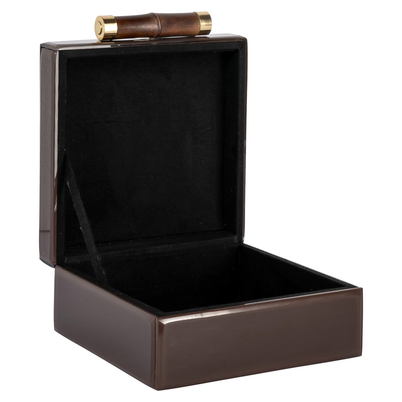 Storage box Echo dark brown small