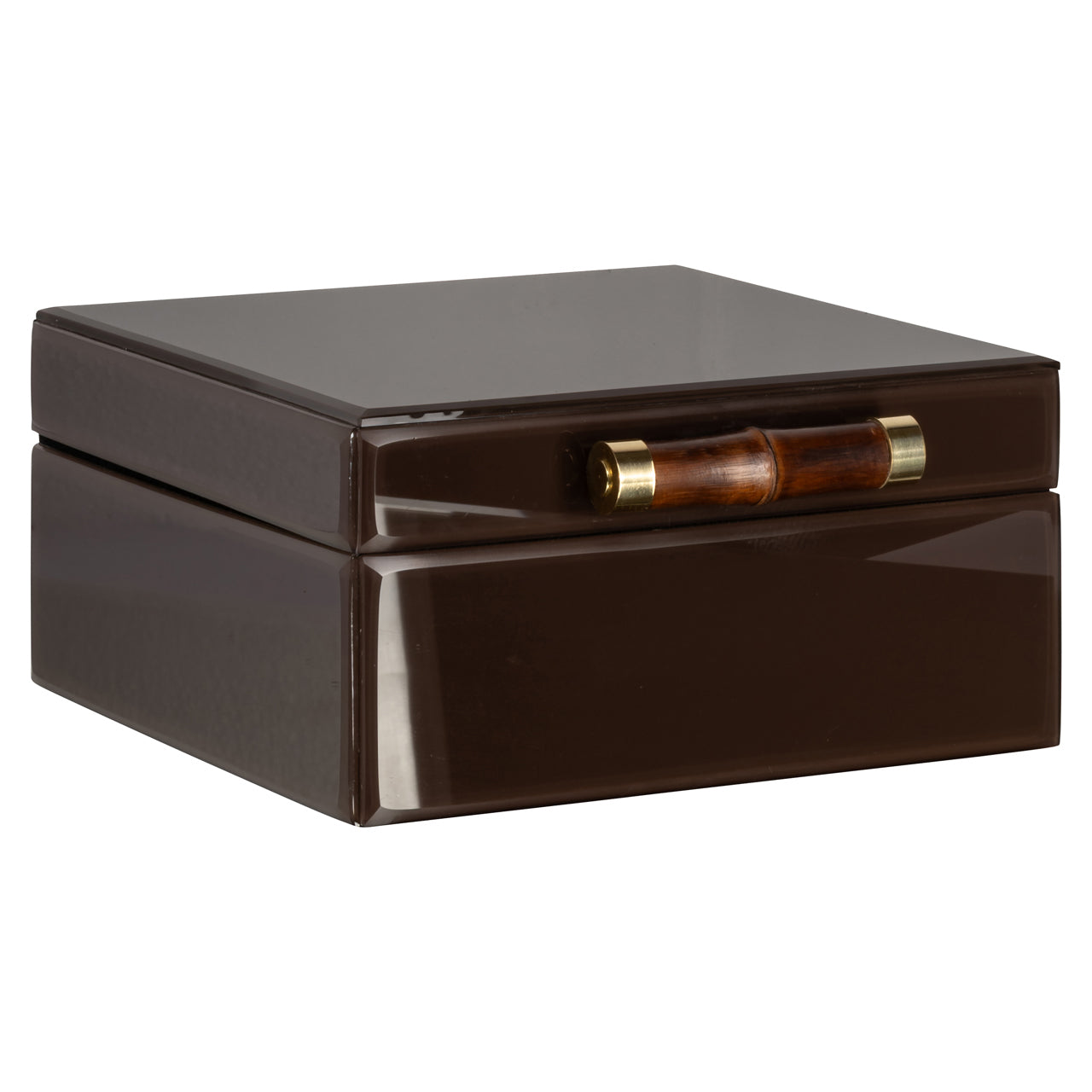 Storage box Echo dark brown large