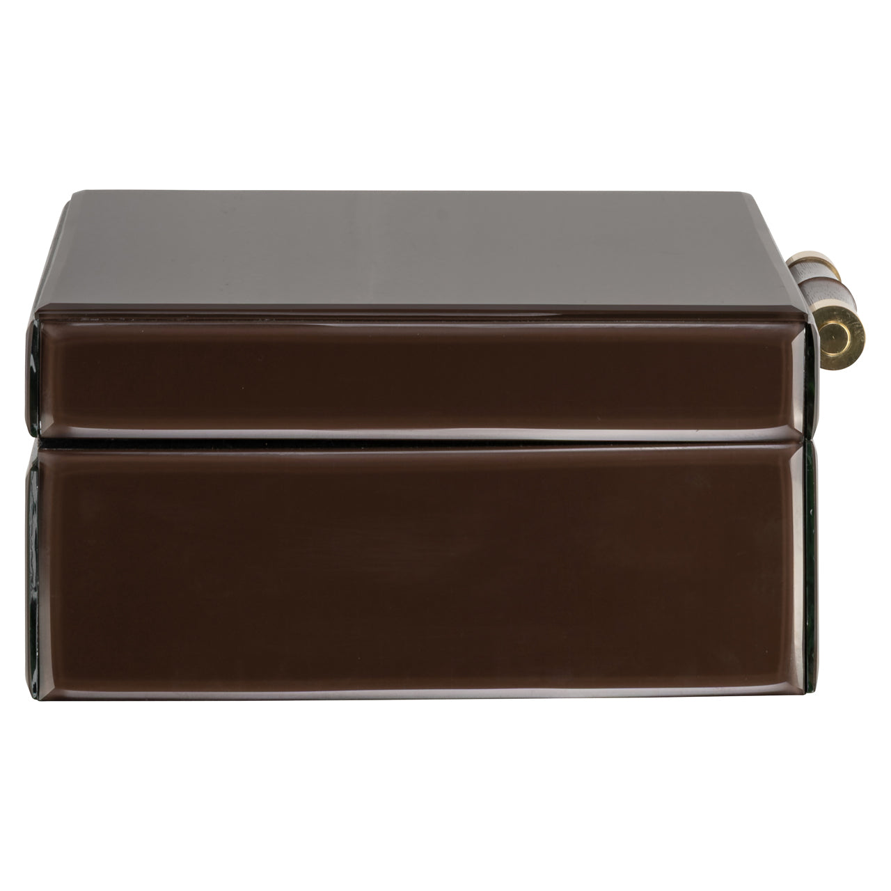 Storage box Echo dark brown large