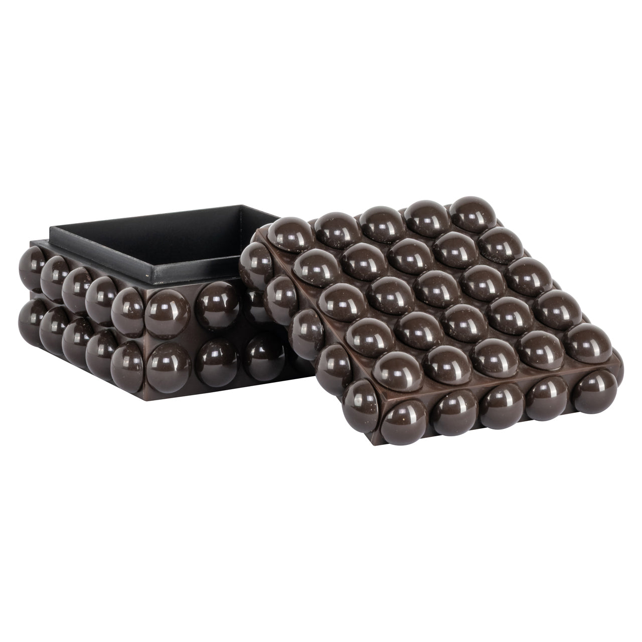 Storage box Nyx dark brown small