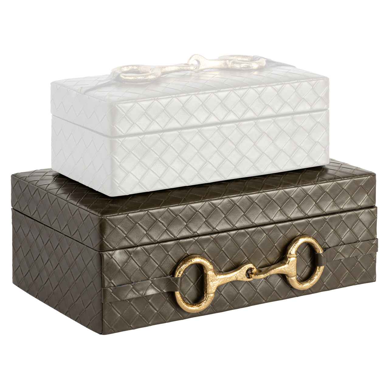 Storage box Blade olive large