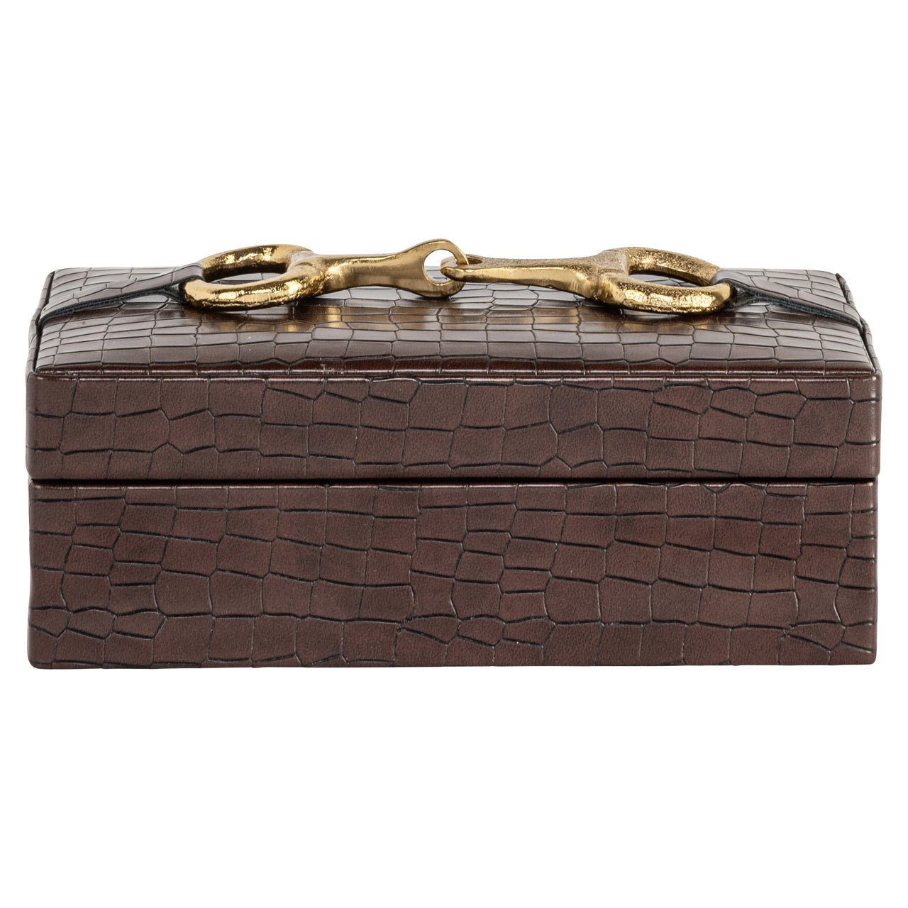 Storage box Rex dark brown small