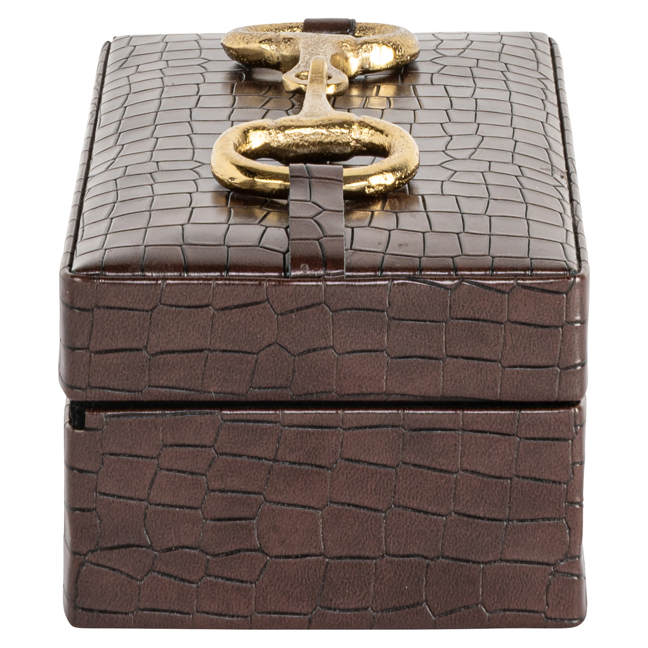 Storage box Rex dark brown small
