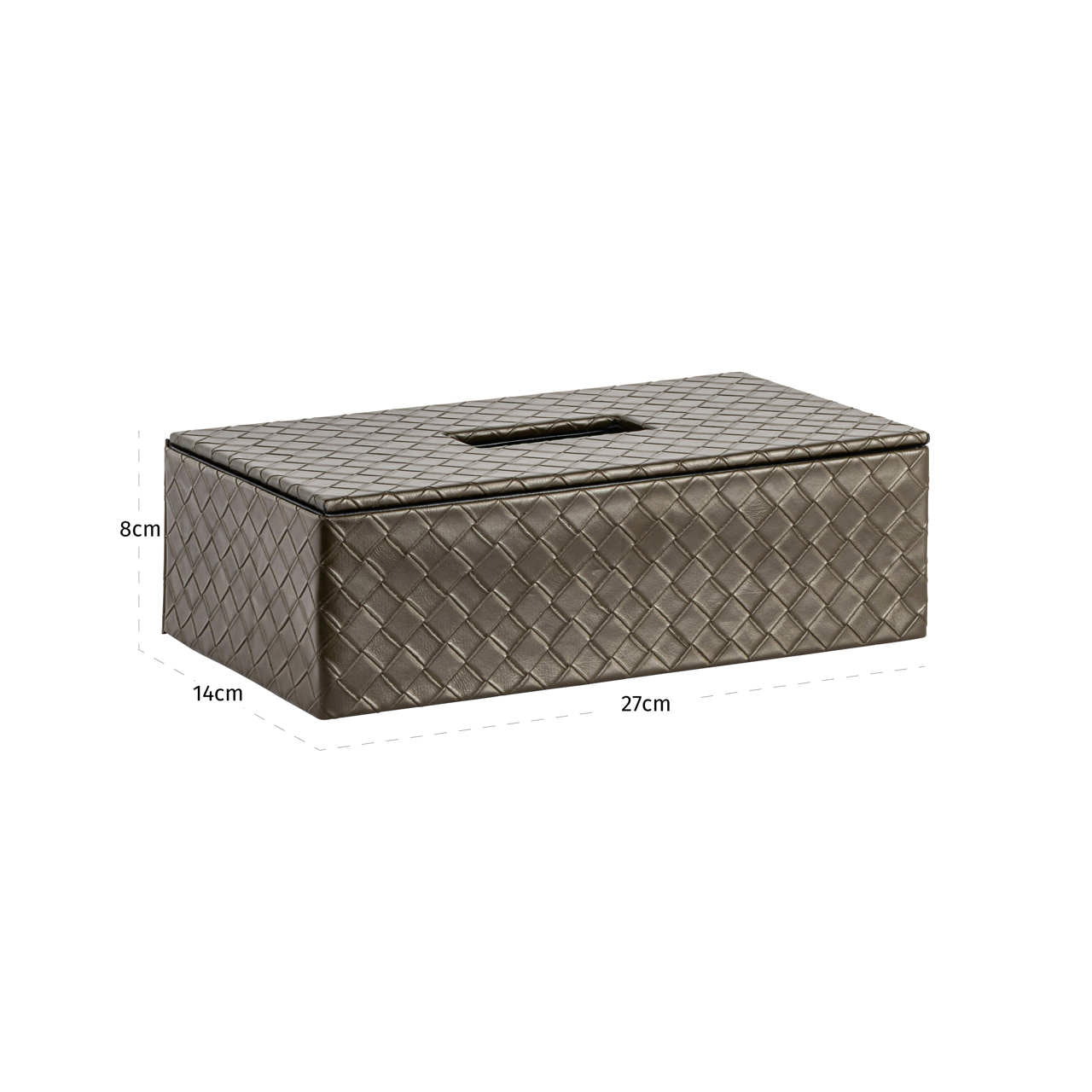 Decorative object Vex olive tissue box