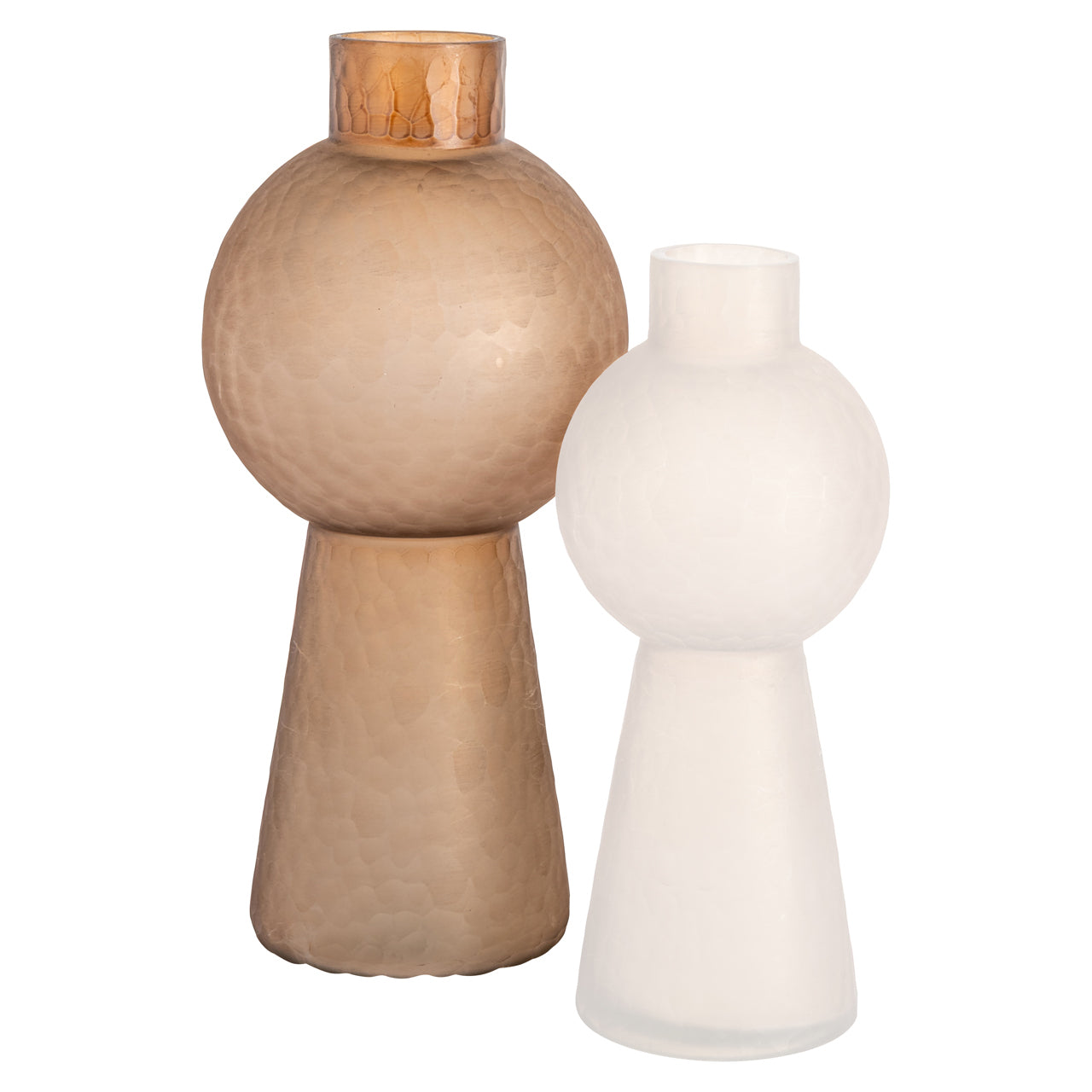 Vase Ora brown large