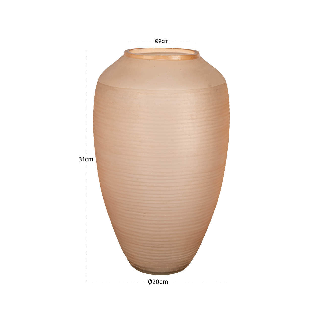 Vase Vea pink