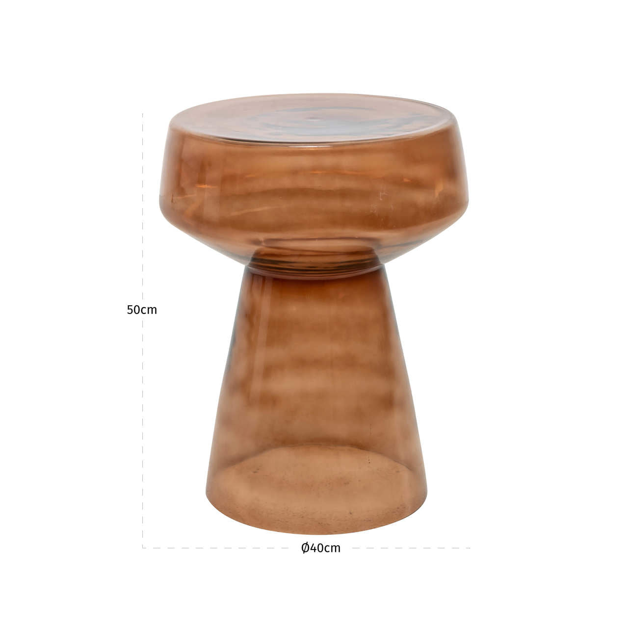 End table Isa brown