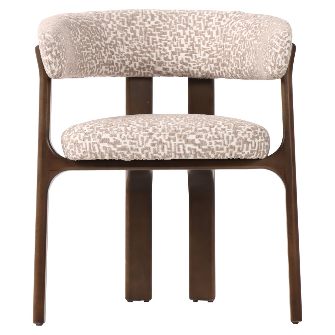 Dining chair Contigo natural geo