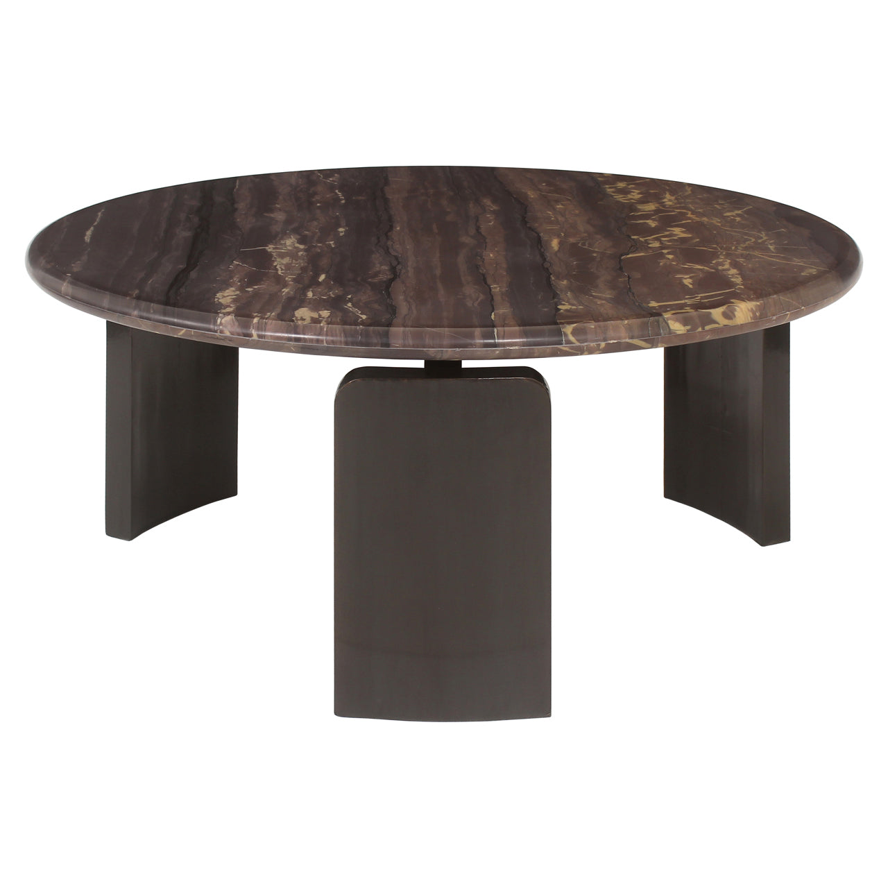 Coffee table Menton burgundy (Set of 2)