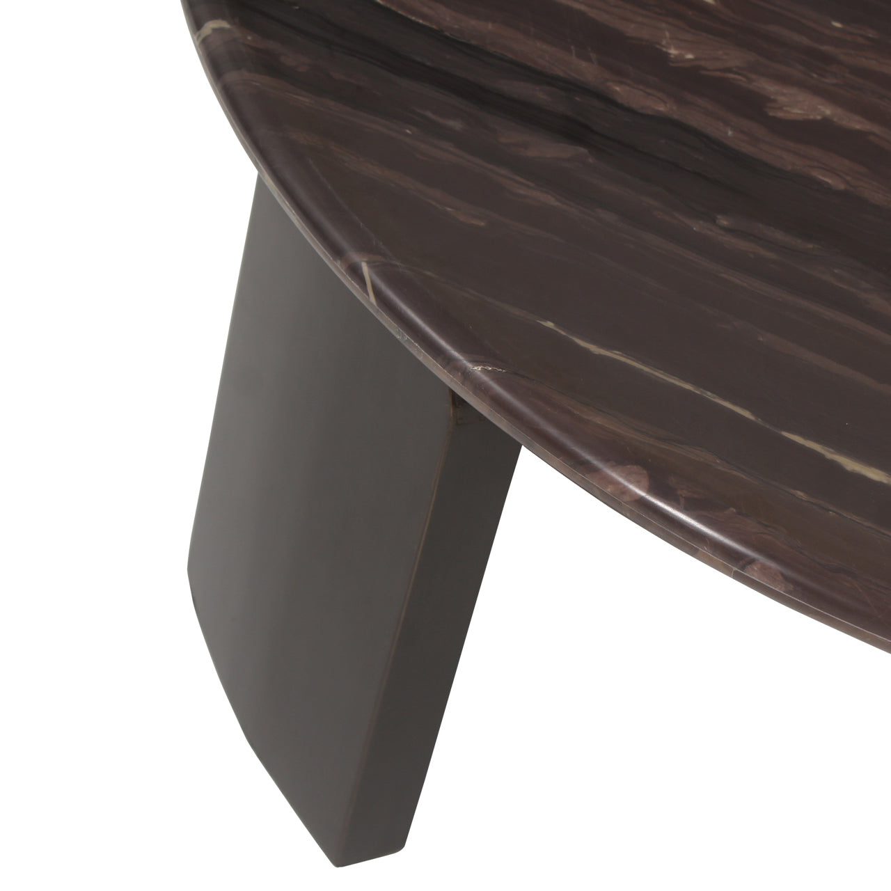 Coffee table Menton burgundy (Set of 2)