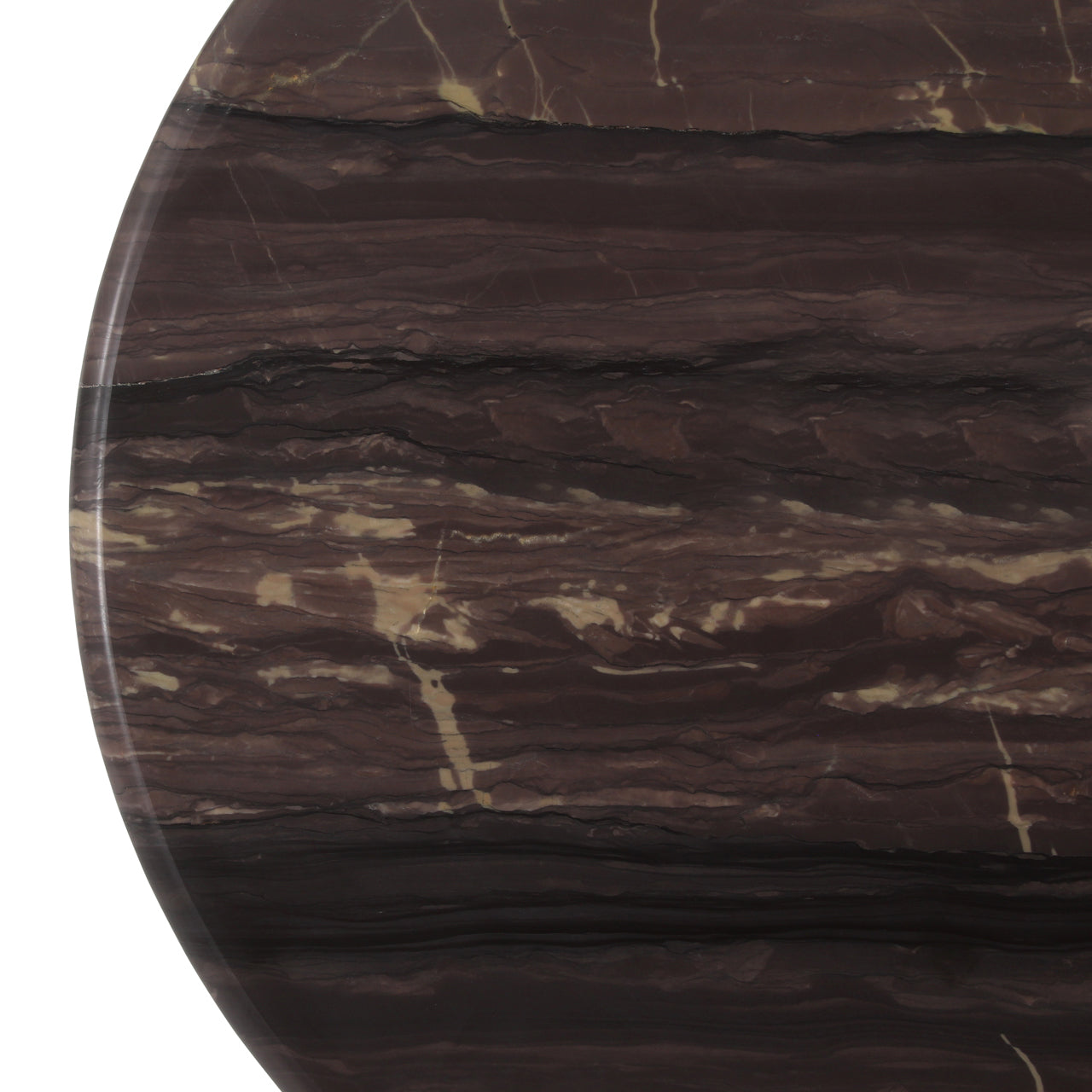 Coffee table Menton burgundy (Set of 2)