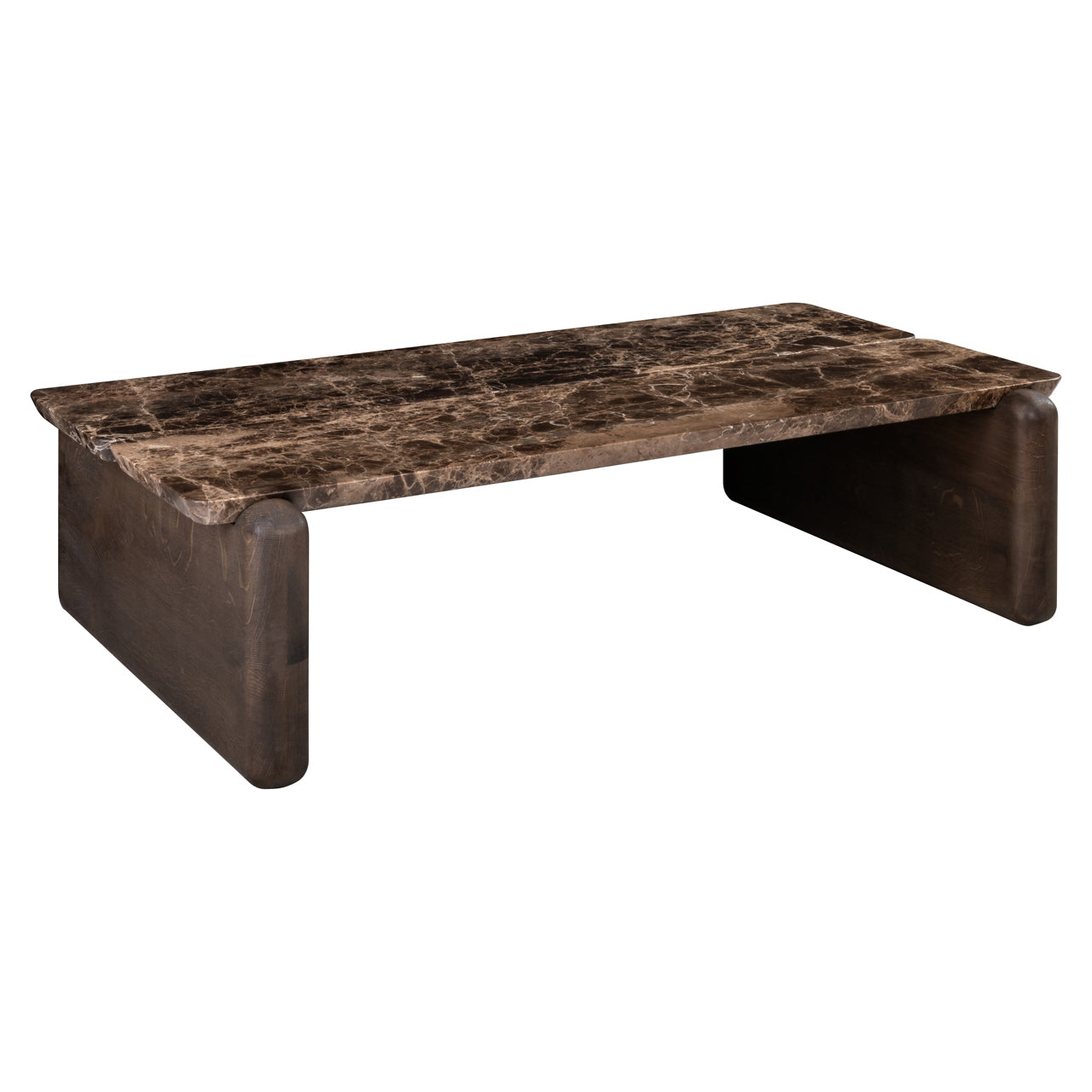 Coffee table Lagrasse dark brown
