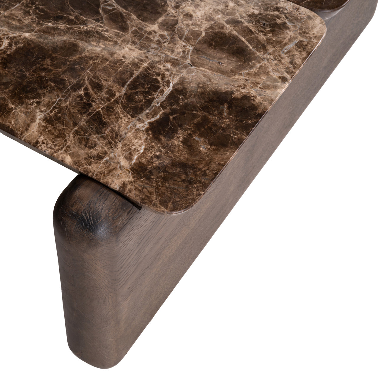 Coffee table Lagrasse dark brown
