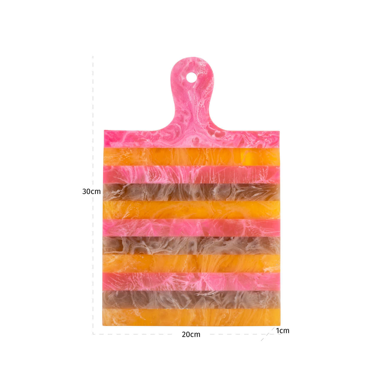 Tray Cindy pink/orange - serving board small