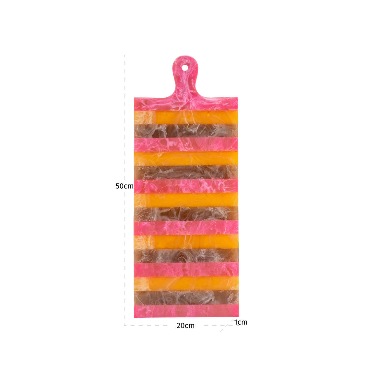 Tray Cindy pink/orange - serving board large