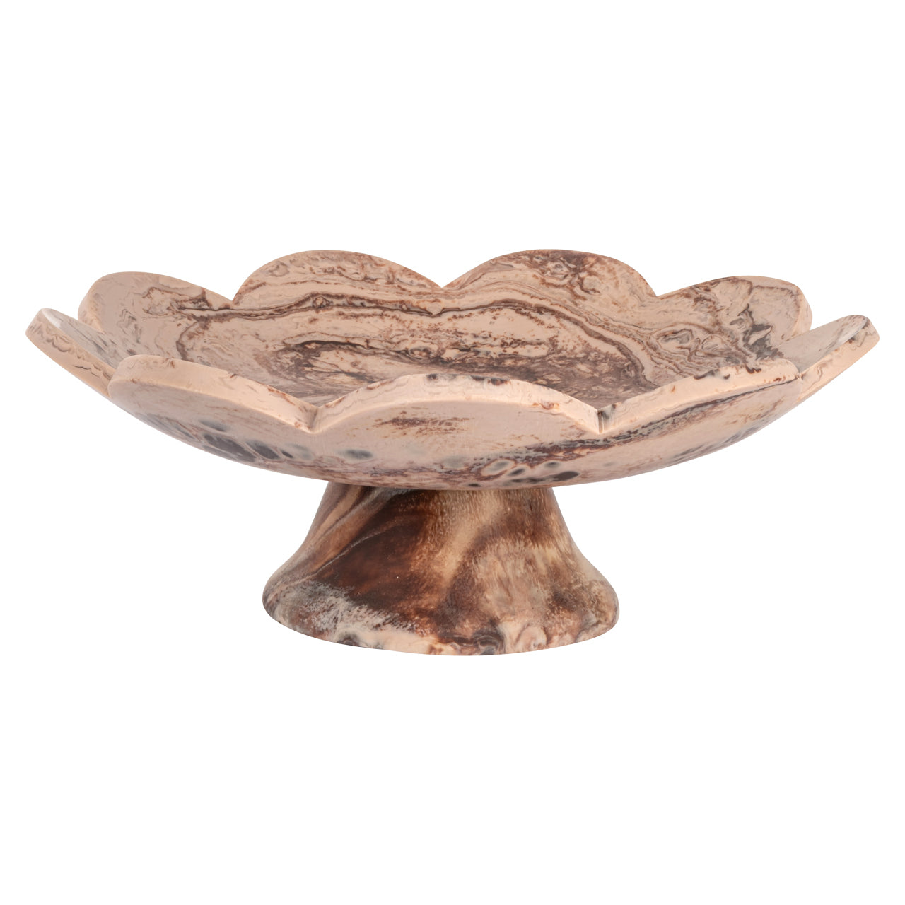Bowl Peony chocolat brown