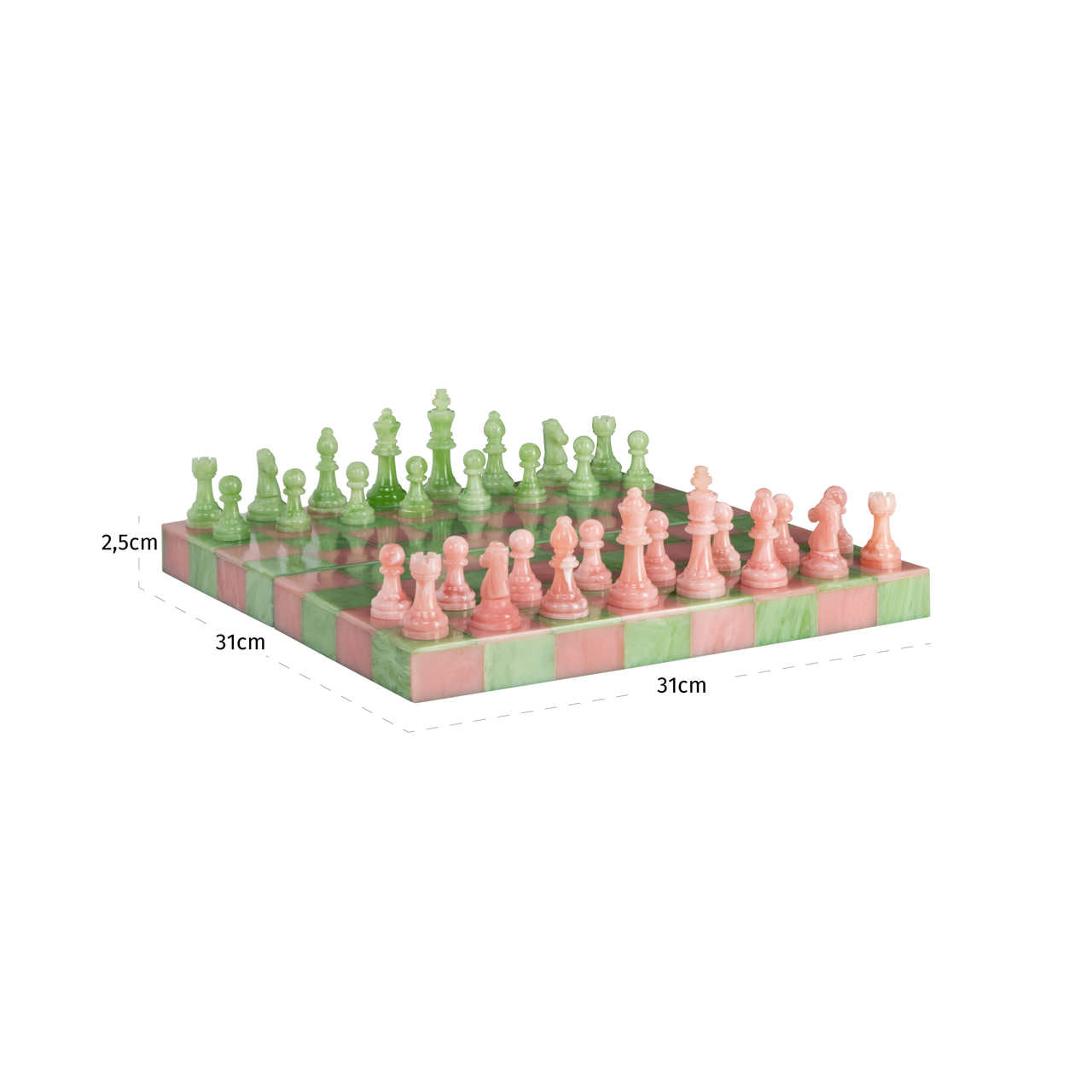 Decorative game Azalea pink/green