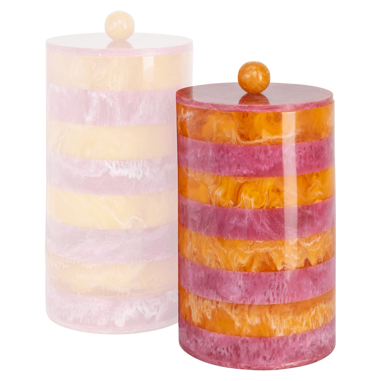 Storage box Lilybelle pink/orange storage jar small