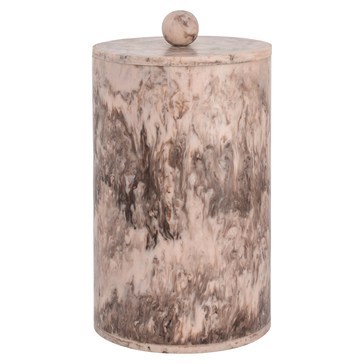 Storage box Rosaline chocolat brown storage jar small