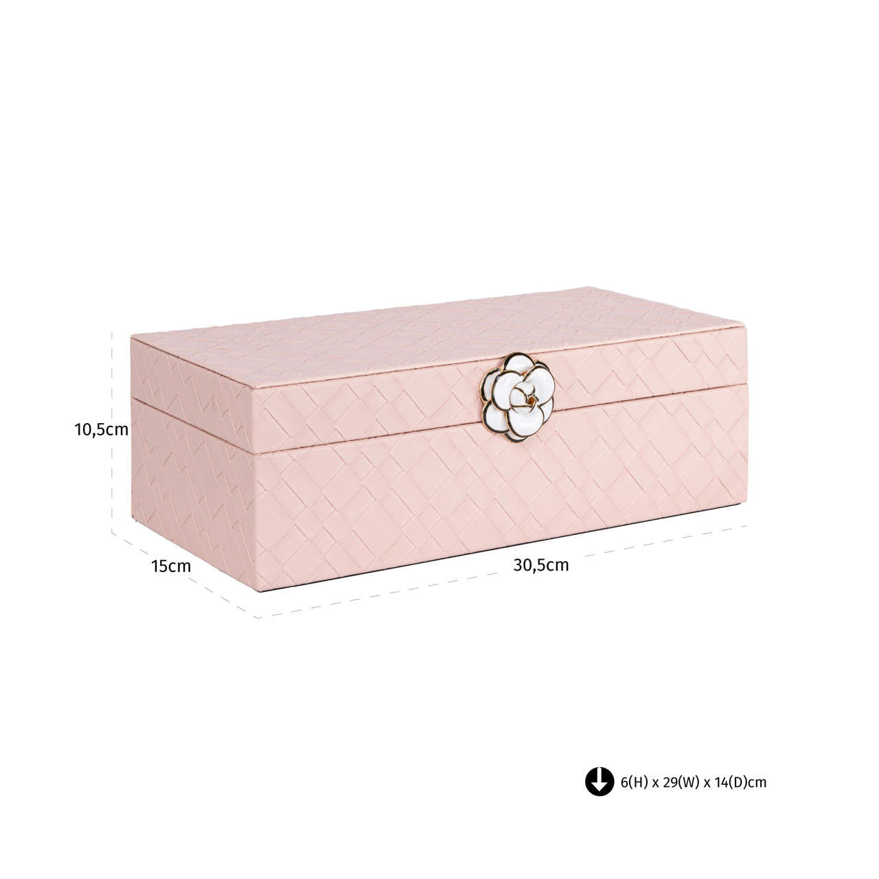 Storage box Lotte pink large