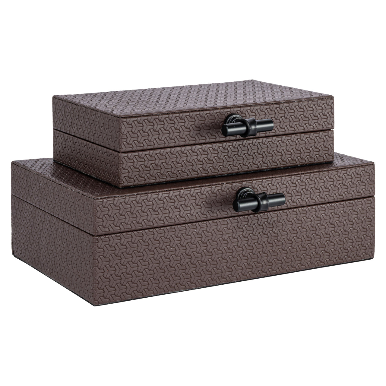 Storage box Billie dark brown small