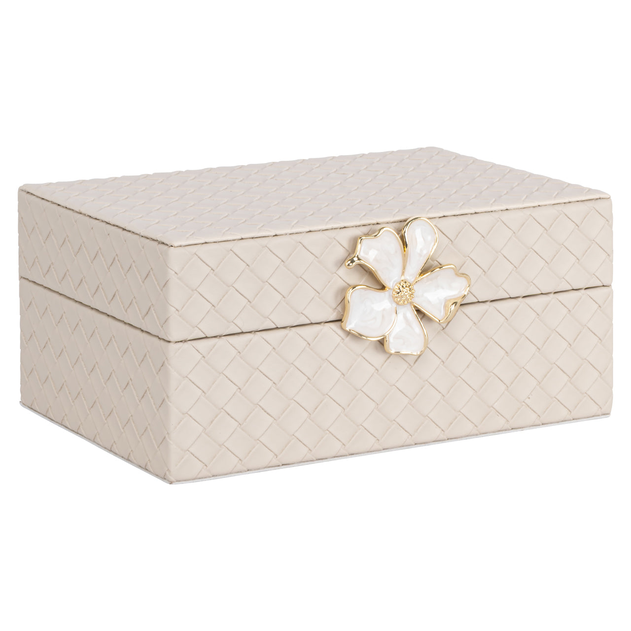 Storage box Lillie ivory small
