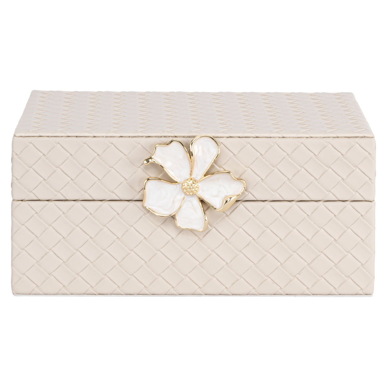 Storage box Lillie ivory small