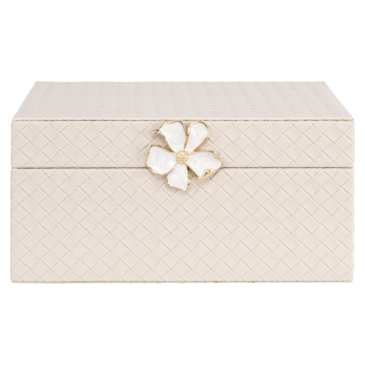 Storage box Lillie ivory large