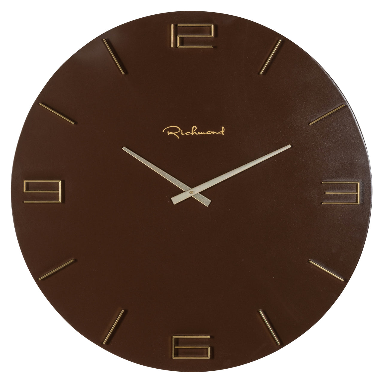 Clock Byram Chestnut