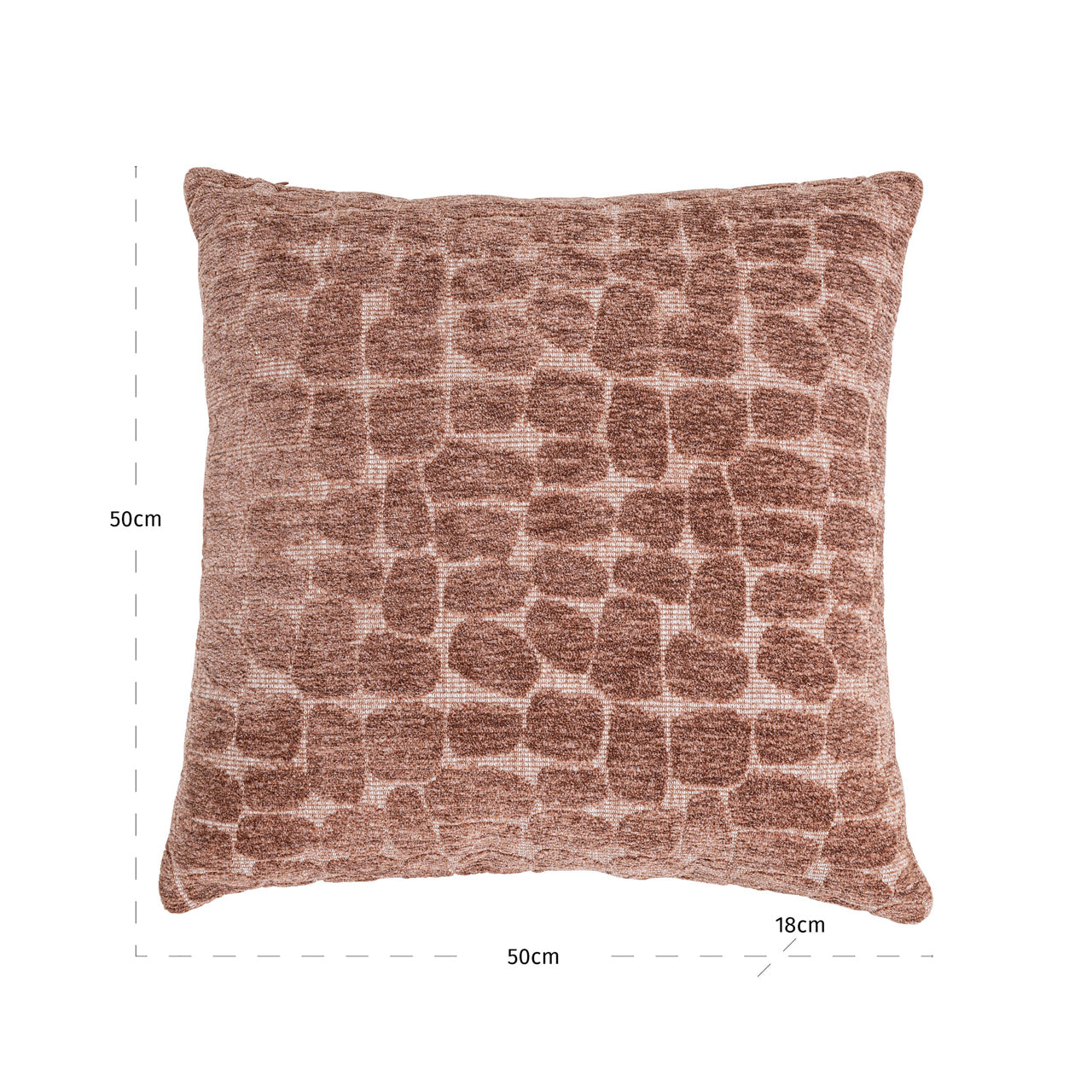 Cushion Veda pale pebble