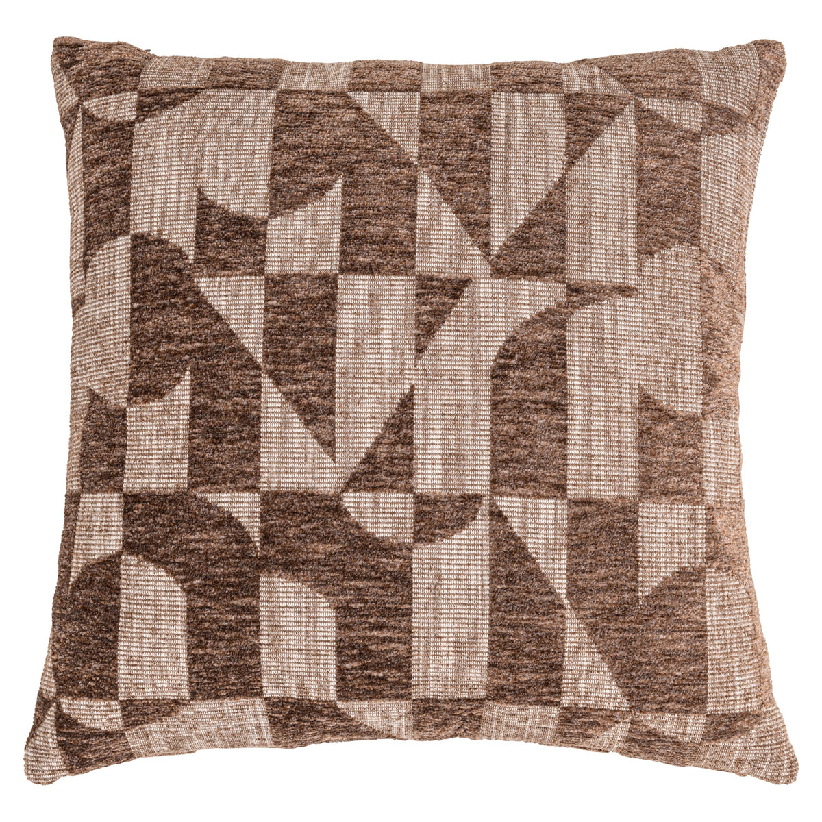 Cushion Aria brown geomatric